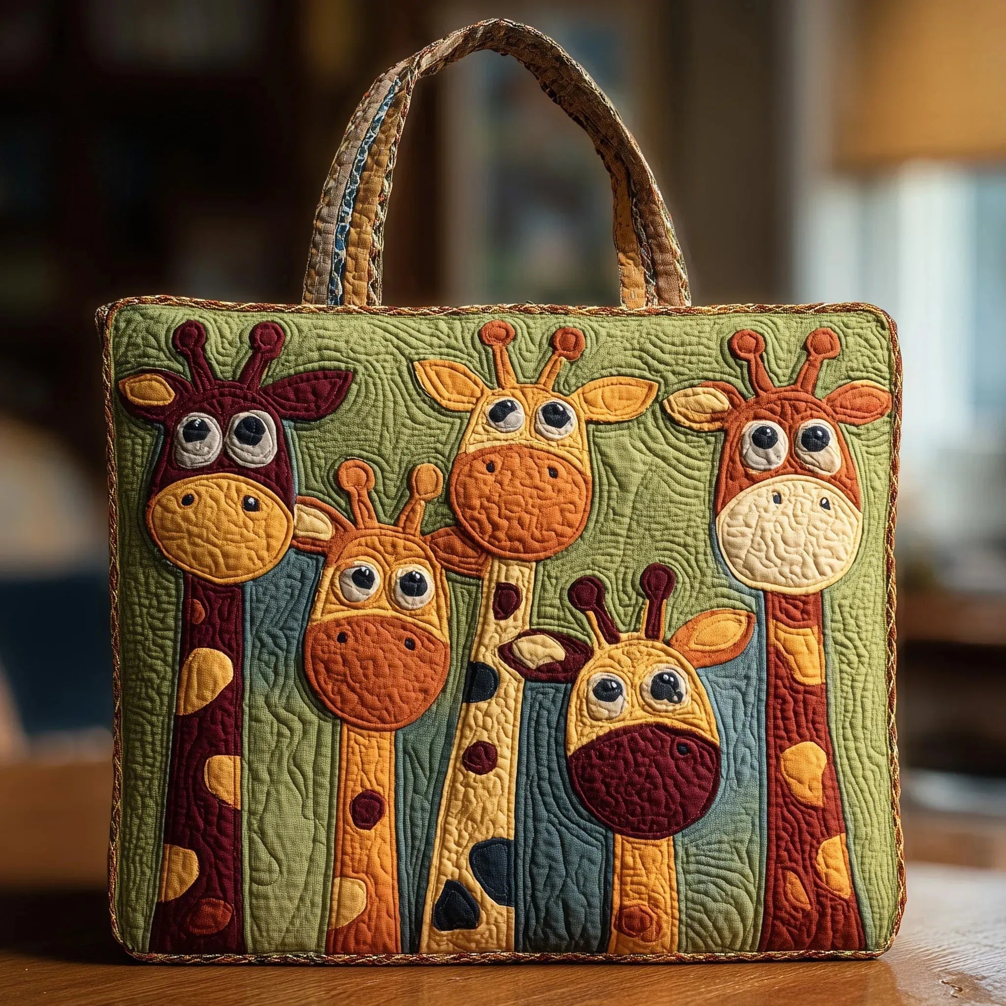 Encarnación | Bolso Tote Acolchado Hecho a Mano Mujer Piano