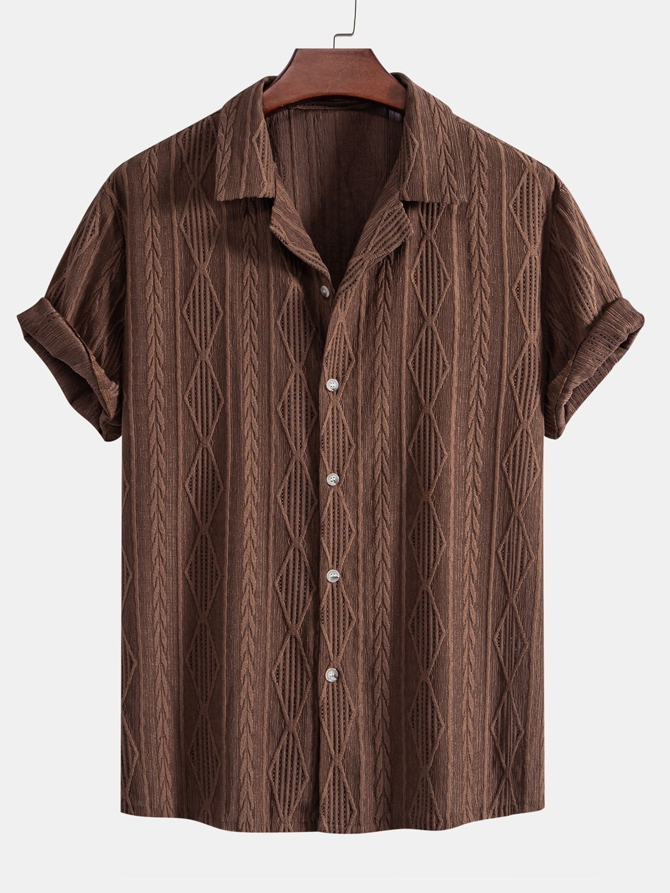 Enrique | Conjunto de Manga Corta Texturizado Hombre Cordón Ajustable