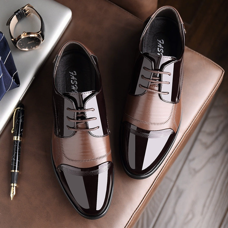 Ernesto | Zapatos Oxford de Charol Hombre Puntera Bicolor