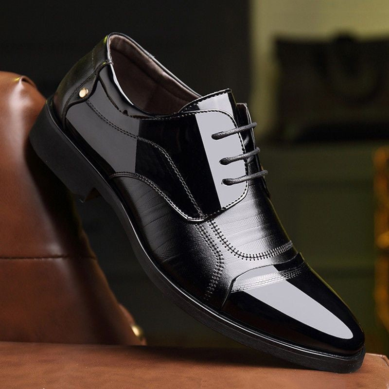 Ernesto | Zapatos Oxford de Charol Hombre Puntera Bicolor