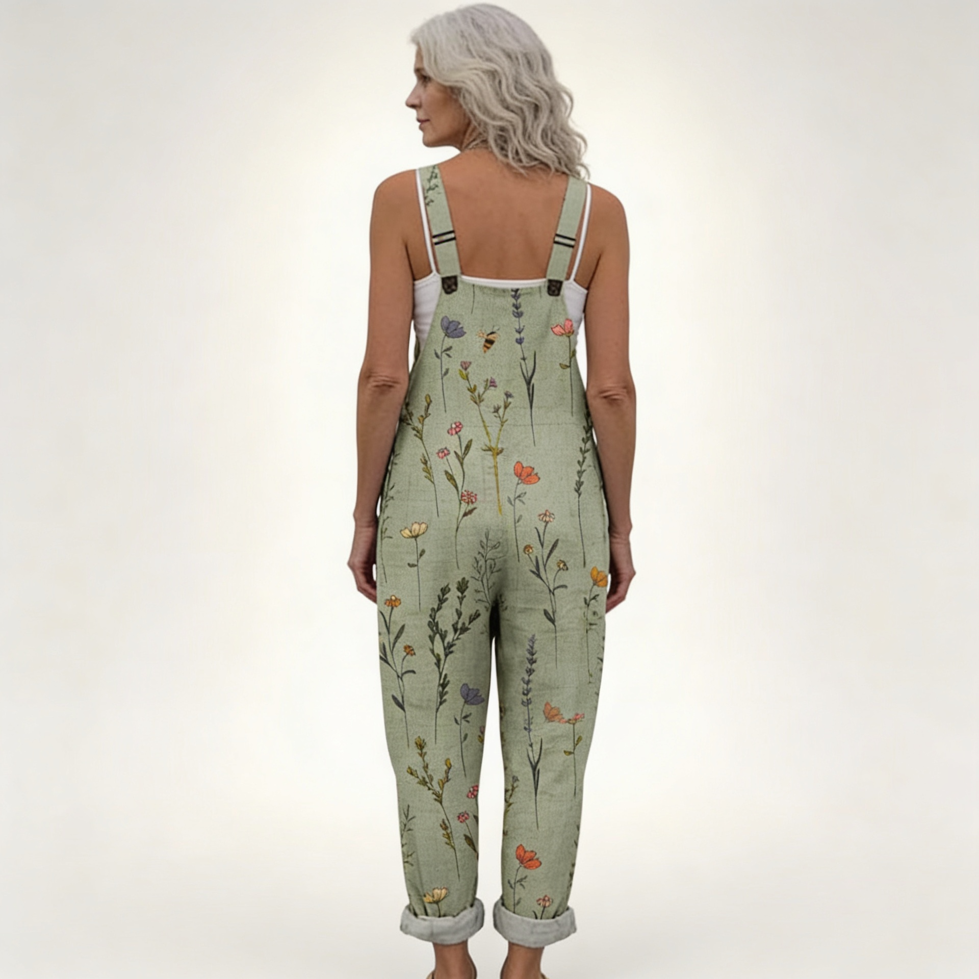 Esperanza | Peto Estampado Floral Mujer Tirantes Ajustables