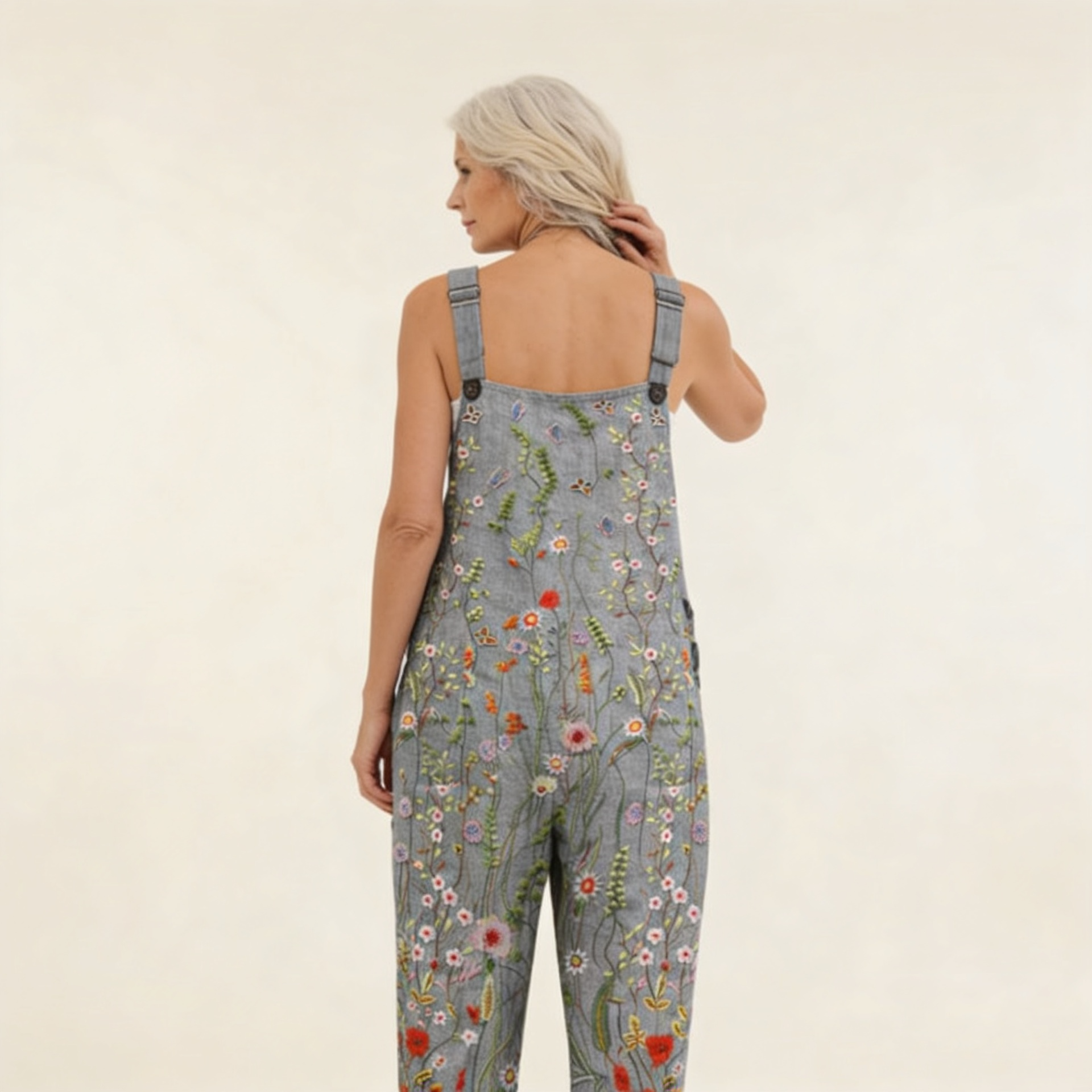 Esperanza | Peto Largo Estampado Floral Mujer Tirantes