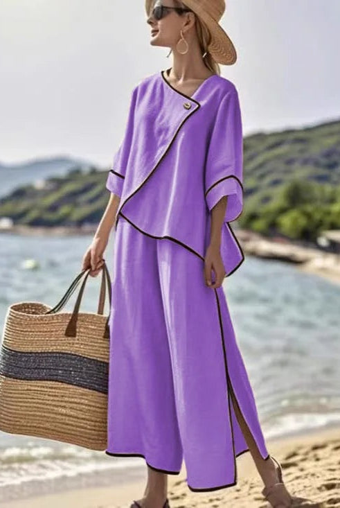 Esther | Conjunto Elegante Mujer Fluido Verano