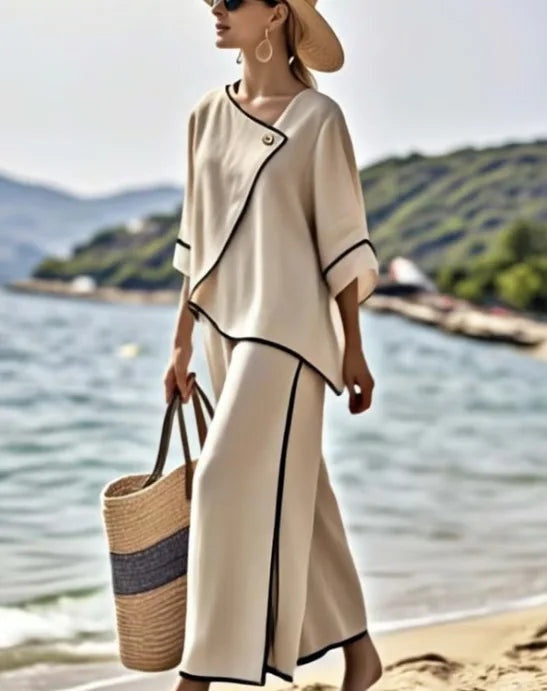Esther | Conjunto Elegante Mujer Fluido Verano