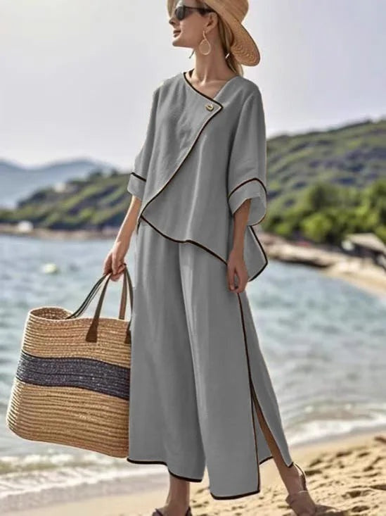 Esther | Conjunto Elegante Mujer Fluido Verano