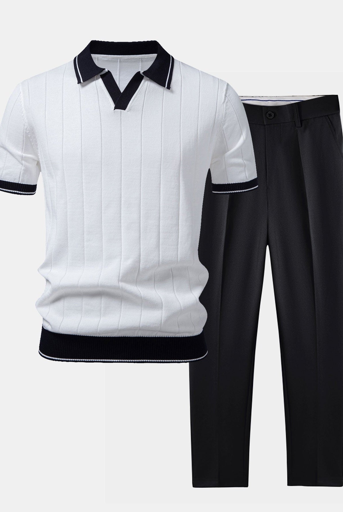 Felipe | Conjunto Polo de Punto Hombre Pantalón de Vestir