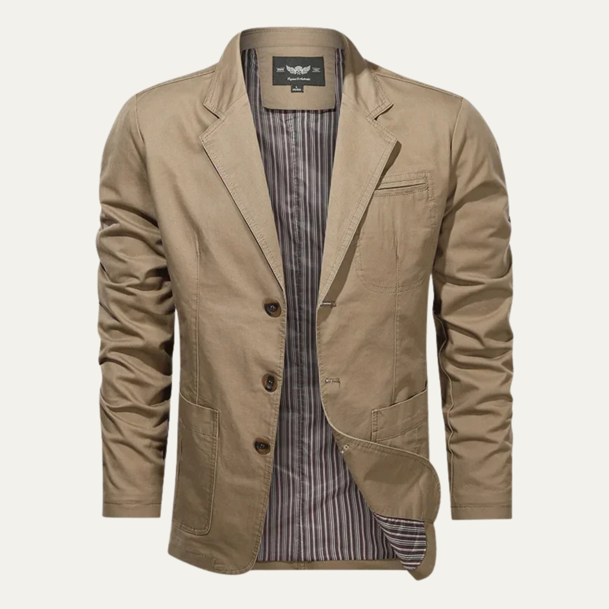 Fernando | Blazer de Algodón Casual Hombre Botonadura Bolsillos
