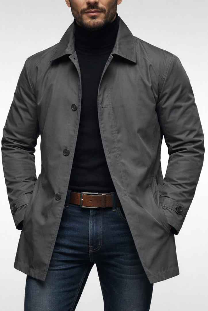 Fernando | Gabardina Impermeable Hombre Corte Clásico