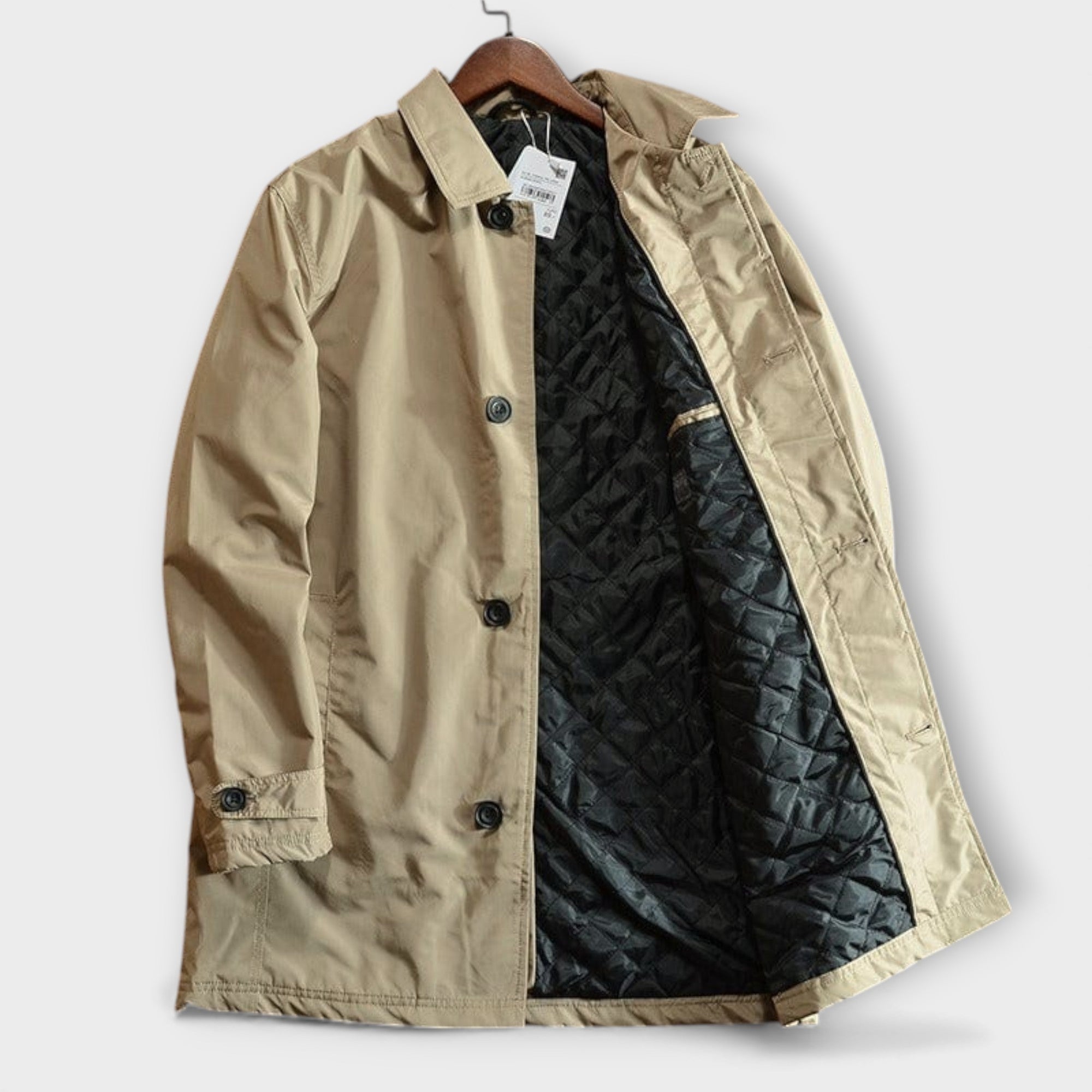 Fernando | Gabardina Impermeable Hombre Corte Clásico