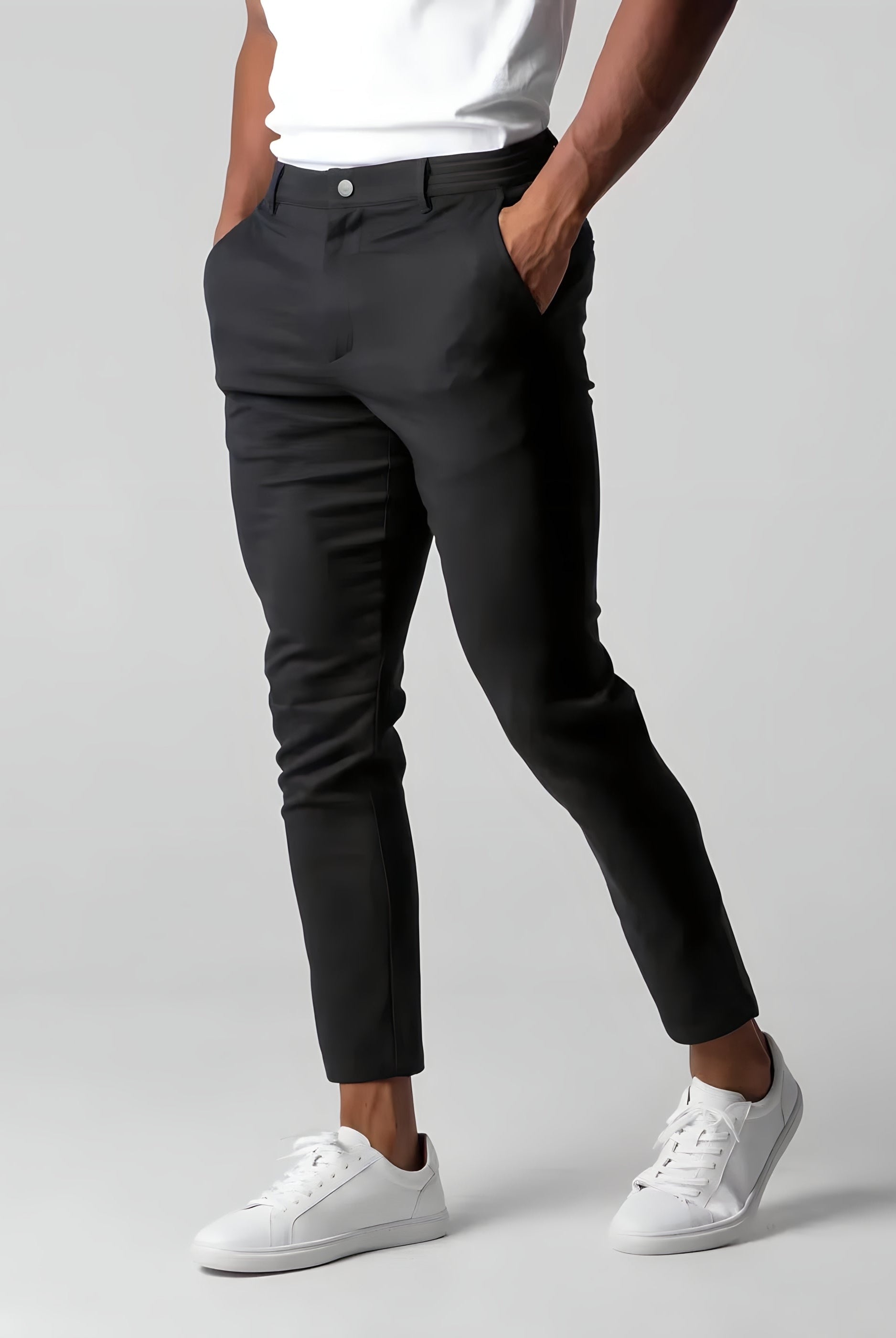Fernando | Pantalón Chino Slim Fit Hombre Elástico Tobillero
