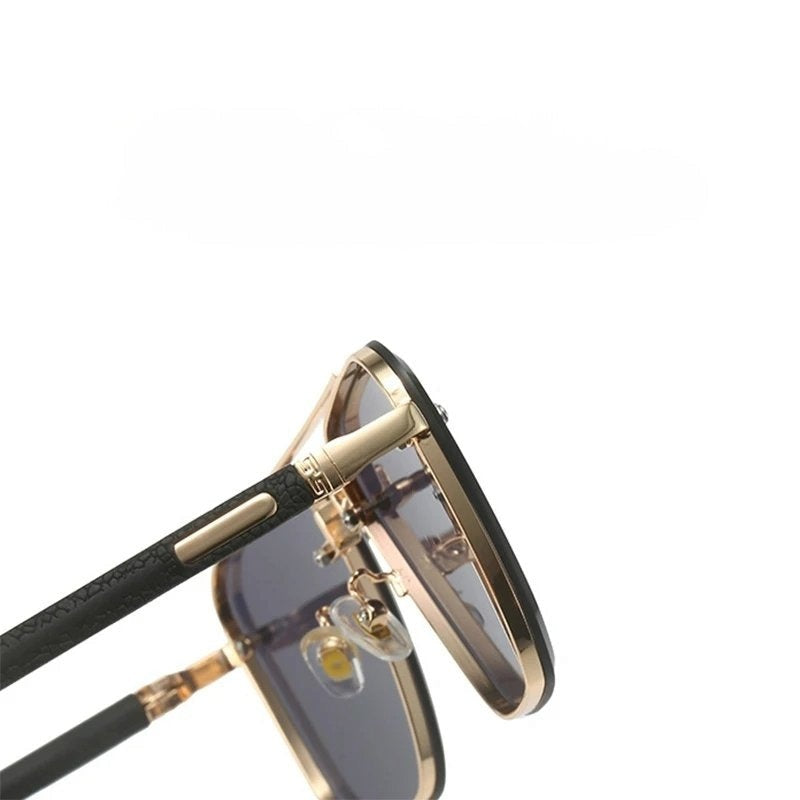 Gafas de Sol Aviador Cuadradas Hombre Montura Metal