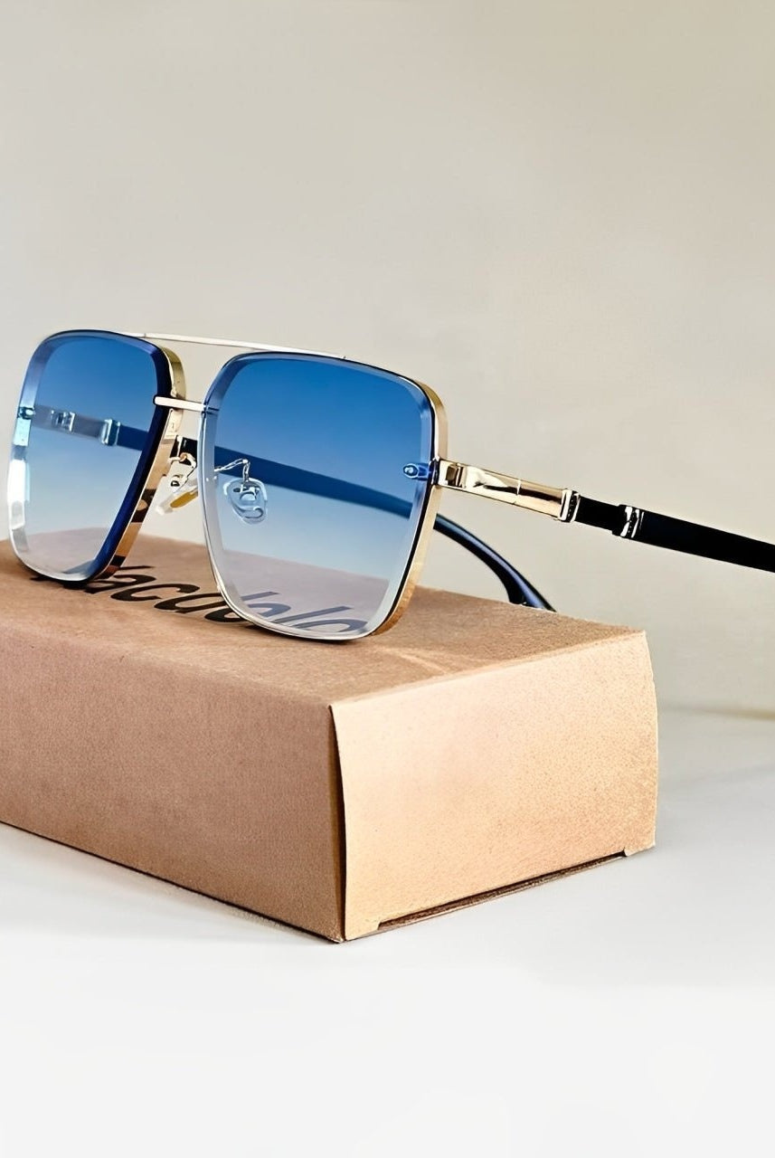 Gafas de Sol Aviador Hombre Gradiente UV400