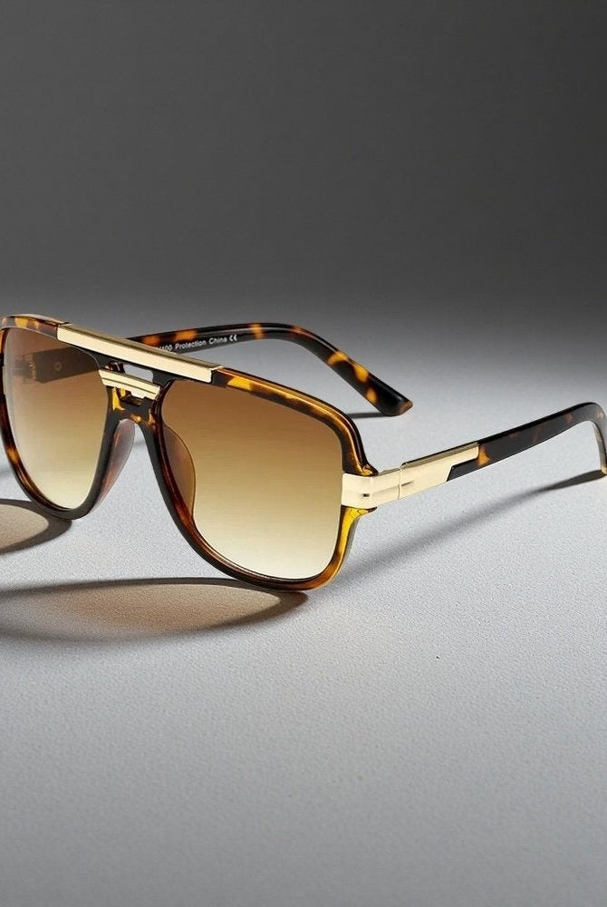 Gafas de Sol Aviador Hombre Marco Cuadrado
