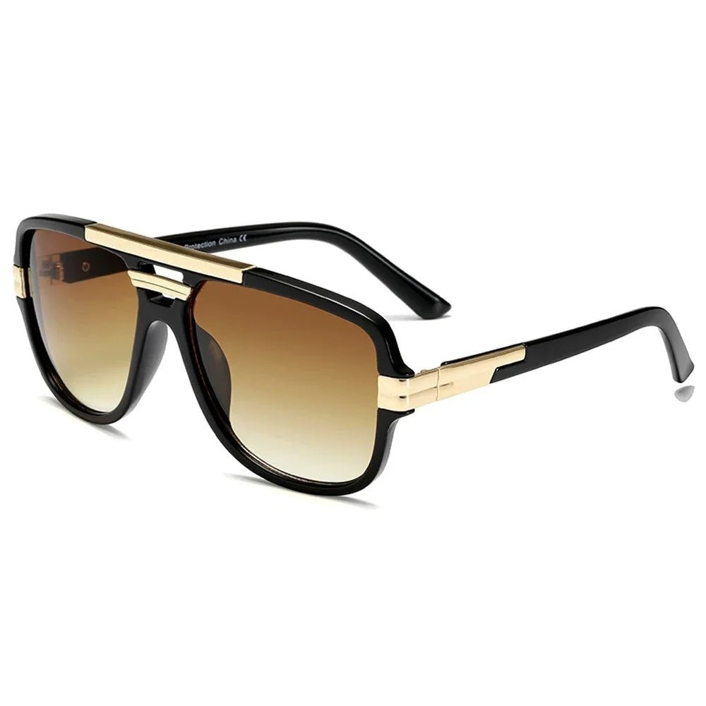 Gafas de Sol Aviador Hombre Marco Cuadrado