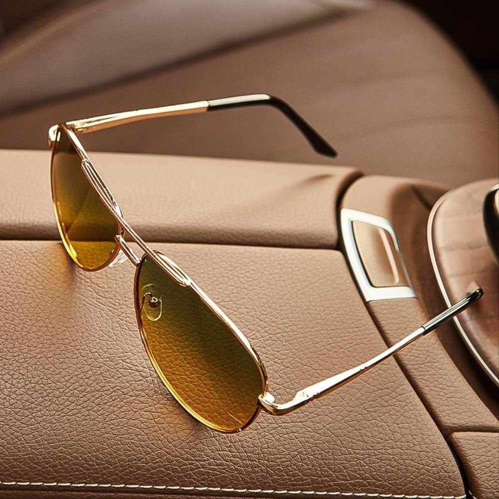 Gafas de Sol Aviador Mujer Marco Dorado Lentes Degradadas