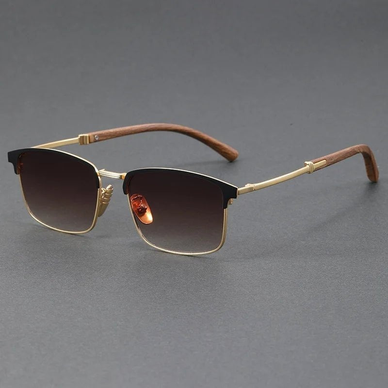 Gafas de Sol Browline Retro Hombre Protección UV