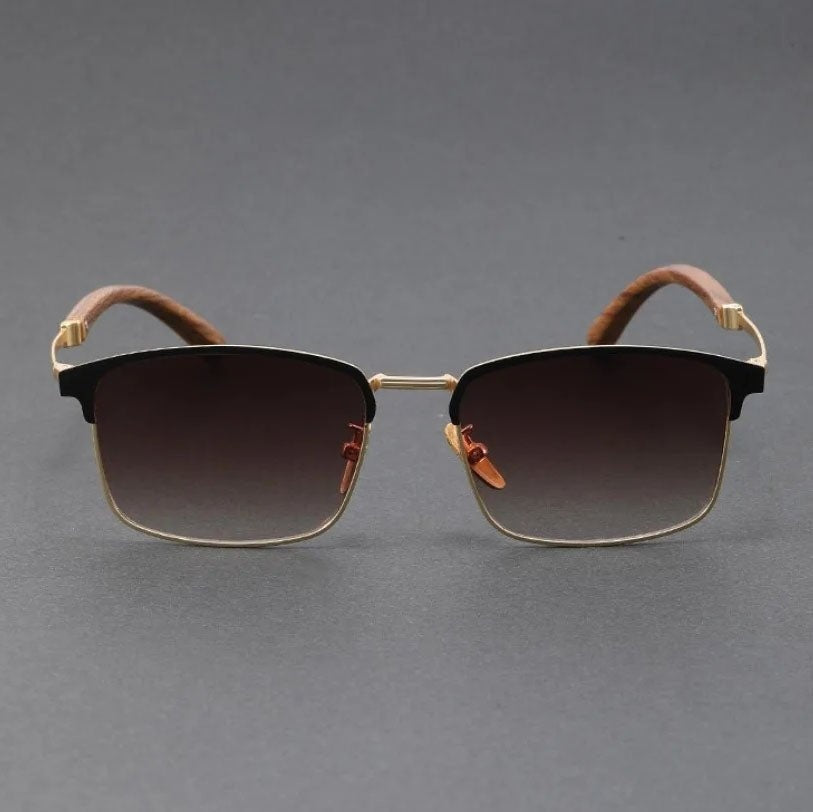 Gafas de Sol Browline Retro Hombre Protección UV
