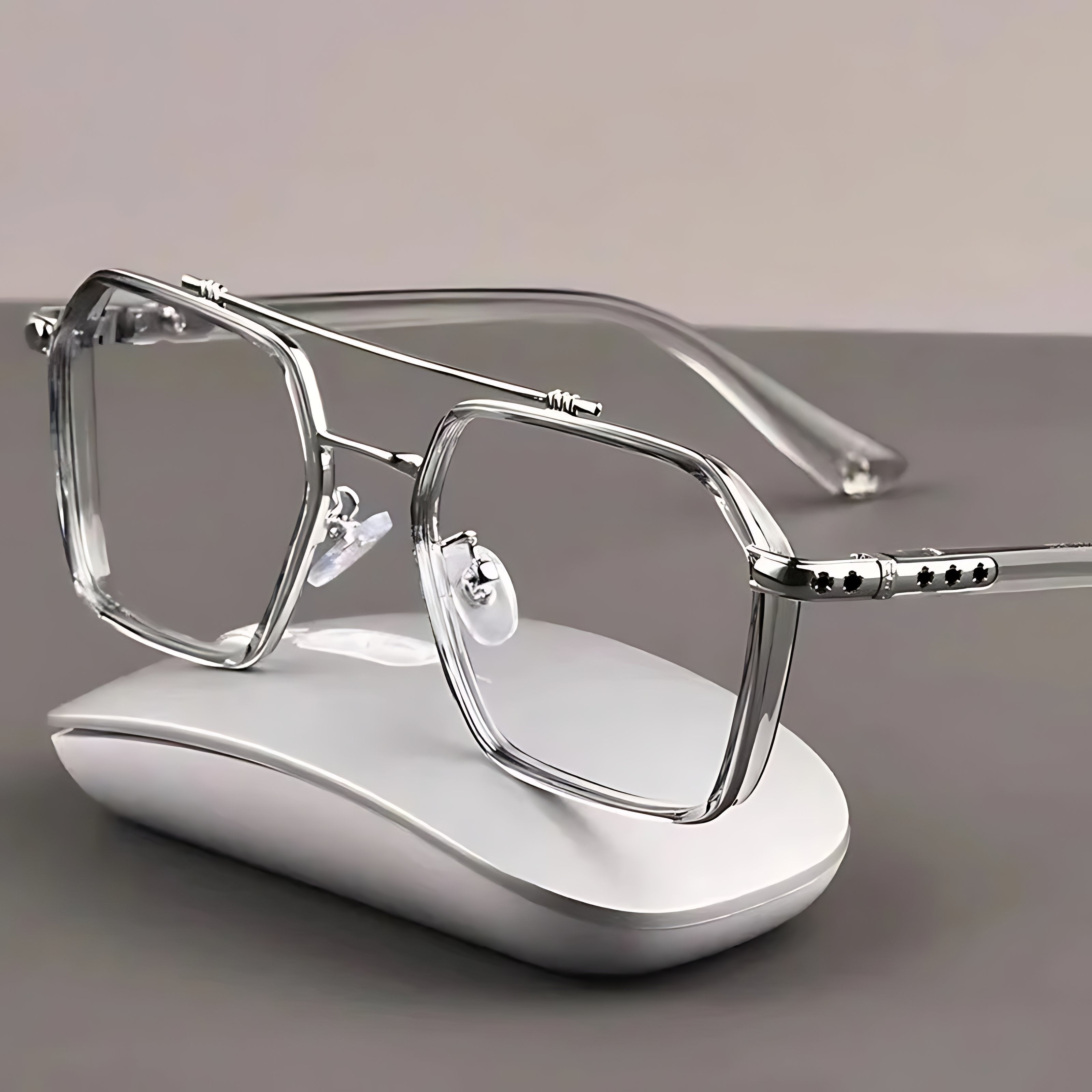 Gafas de Sol Cuadradas con Filtro de Luz Azul Mujer