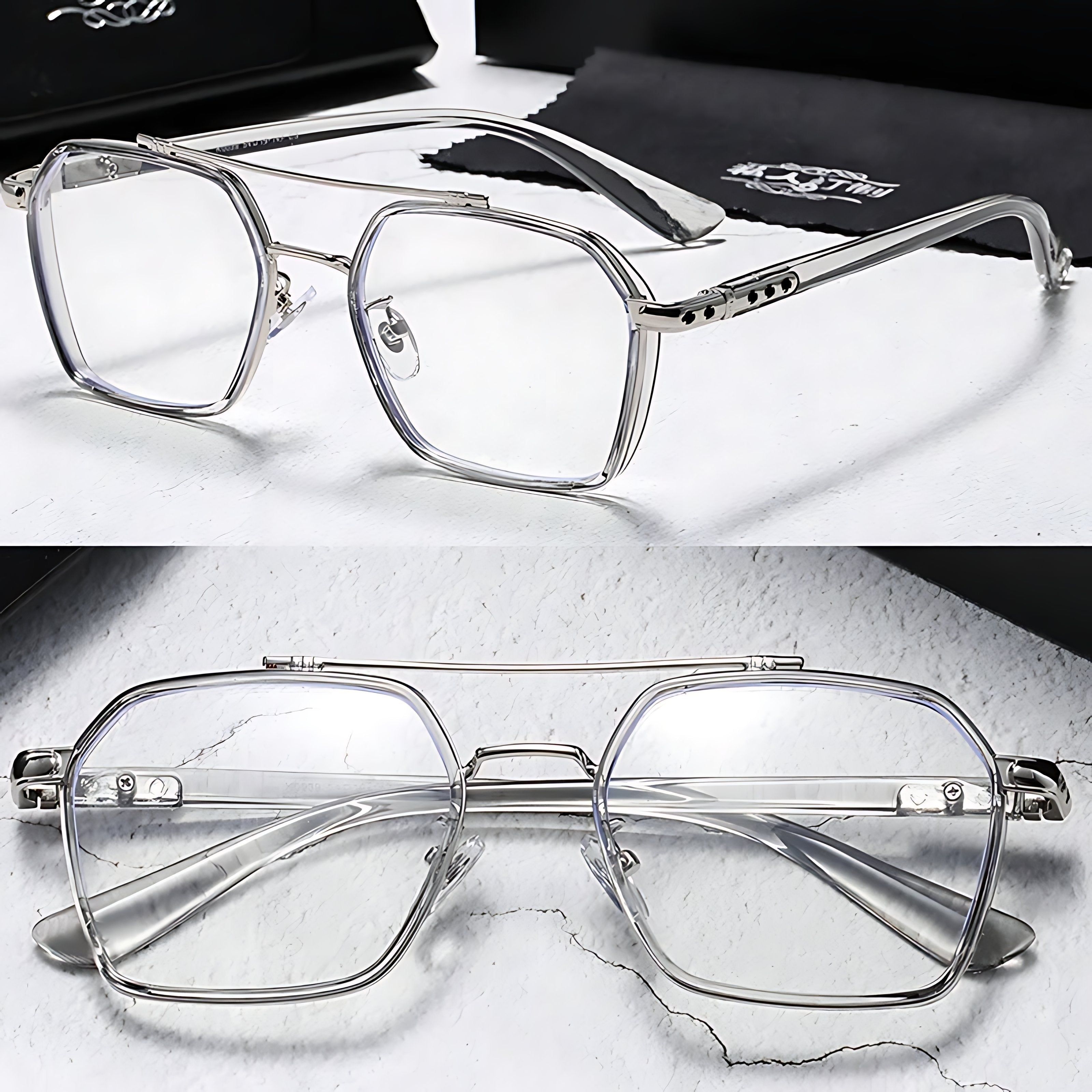 Gafas de Sol Cuadradas con Filtro de Luz Azul Mujer