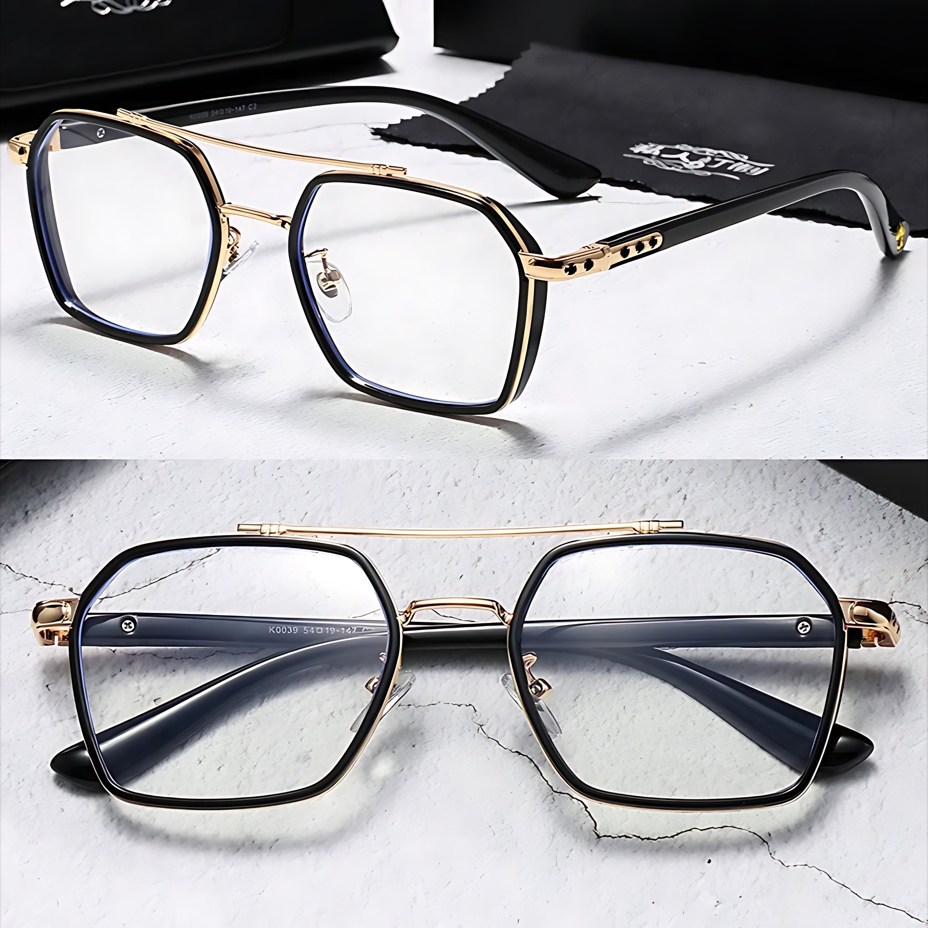 Gafas de Sol Cuadradas con Filtro de Luz Azul Mujer