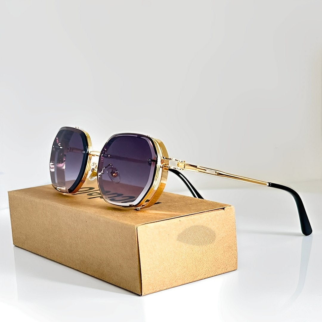 Gafas de Sol Estilo Aviador Mujer Lentes Degradadas