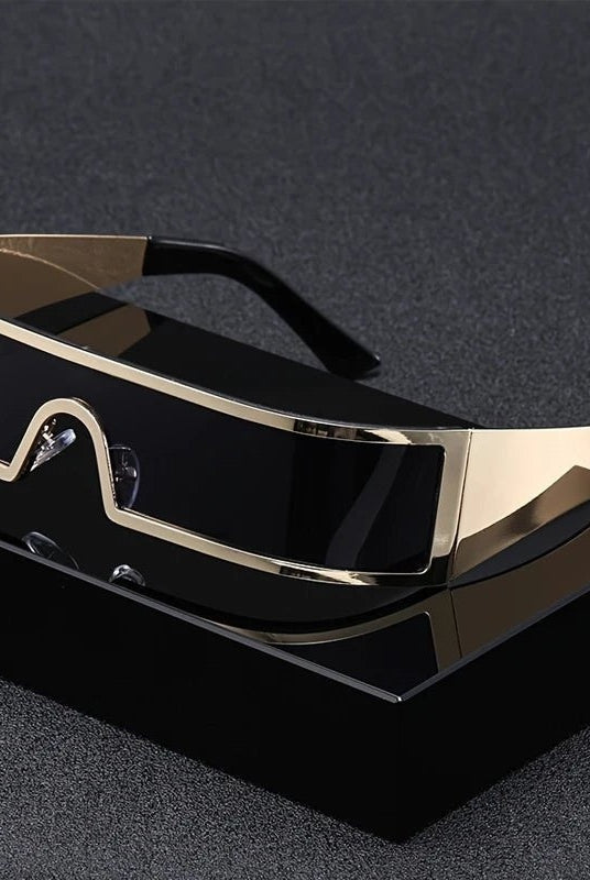 Gafas de Sol Futuristas con Visera Estilo Cyberpunk Unisex