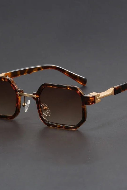 Gafas de Sol Octágono Acetato Hombre Protección UV