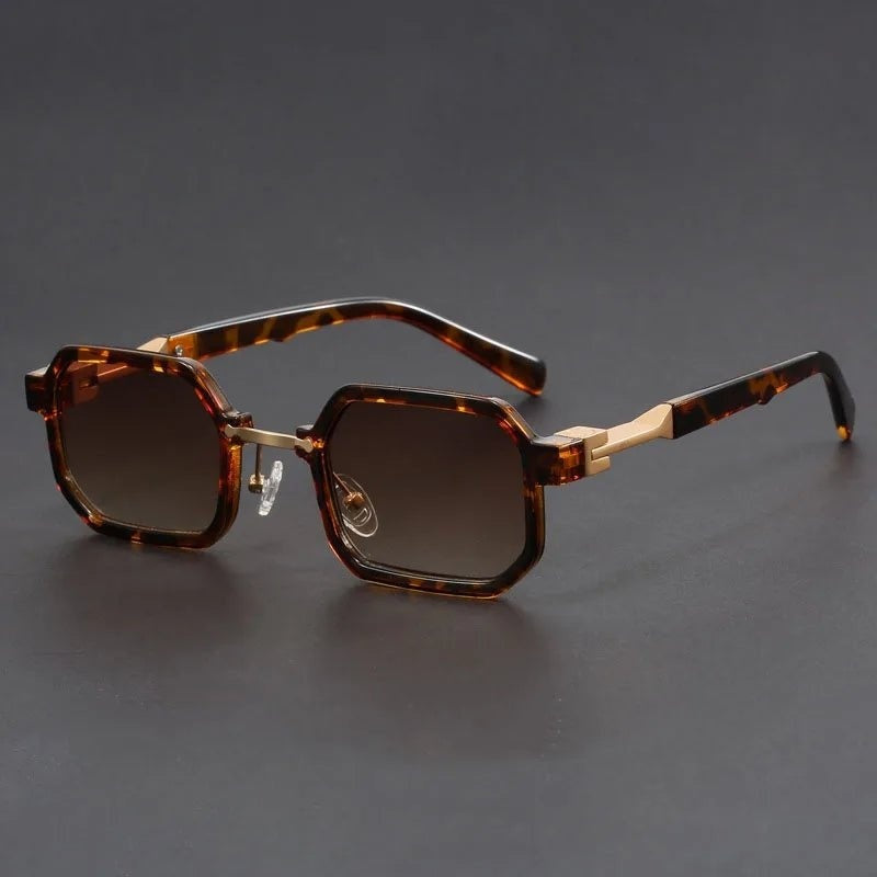 Gafas de Sol Octágono Acetato Hombre Protección UV