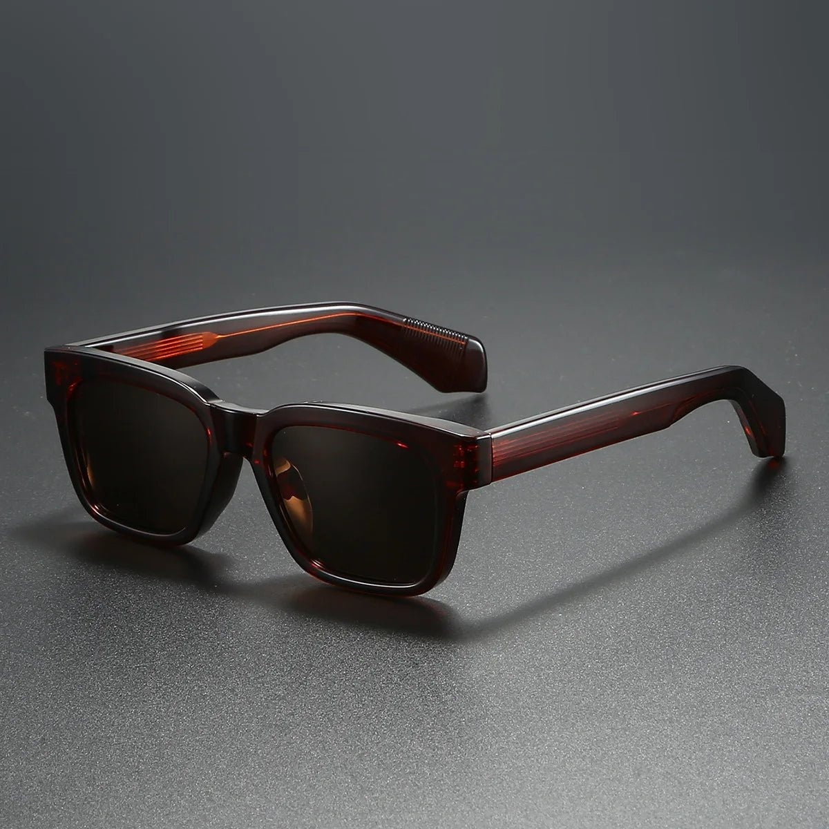 Gafas de Sol Polarizadas Marco Cuadrado Hombre Templos Gruesos