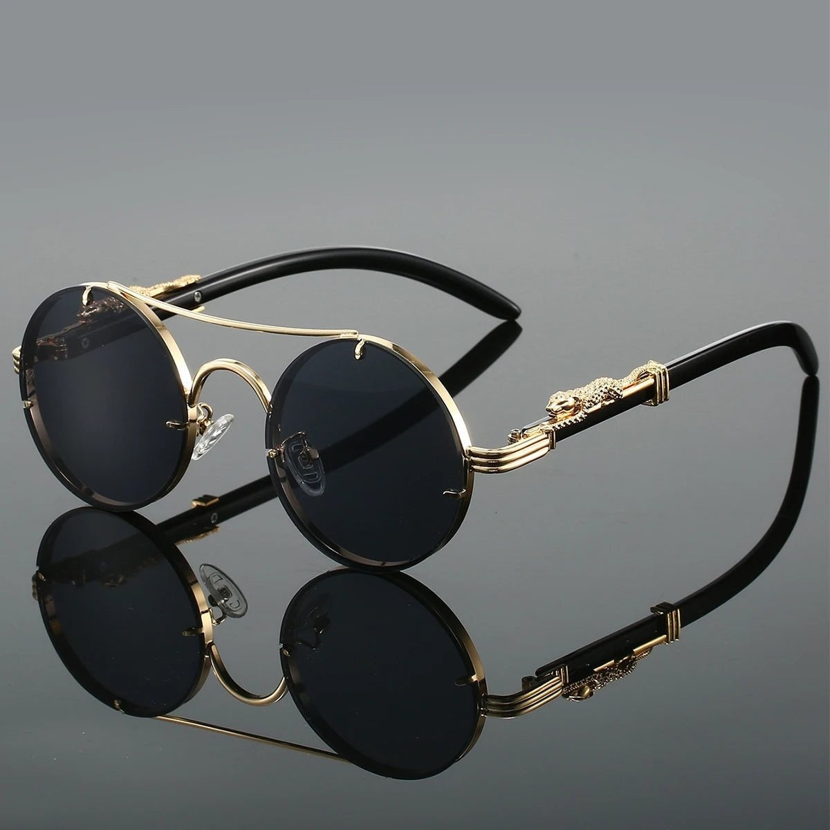 Gafas de Sol Redondas Mujer Doble Puente Vintage