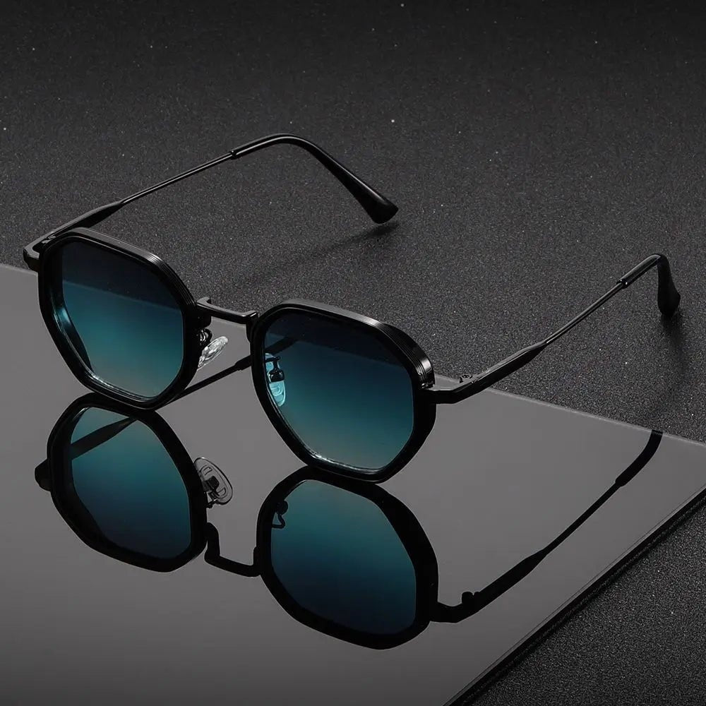 Gafas de Sol Redondas Mujer Marco Dorado