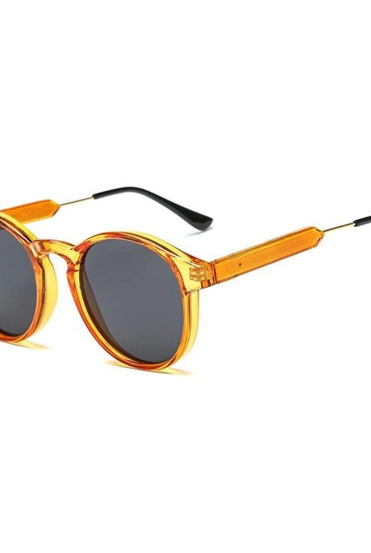 Gafas de Sol Redondas Vintage Mujer Montura Translúcida