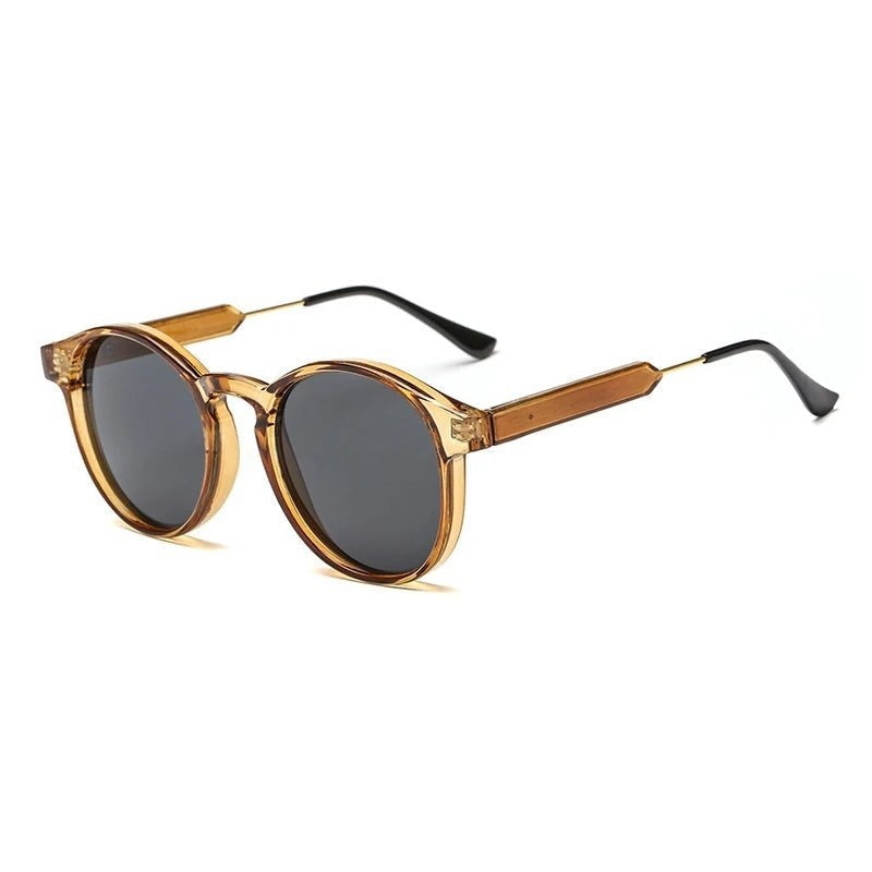 Gafas de Sol Redondas Vintage Mujer Montura Translúcida