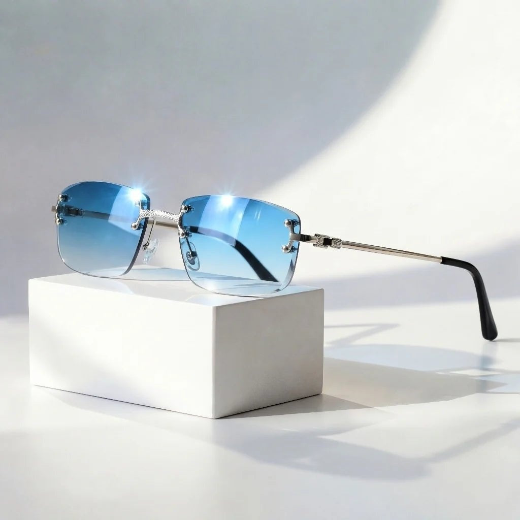 Gafas de Sol Sin Montura Mujer Degradado UV400