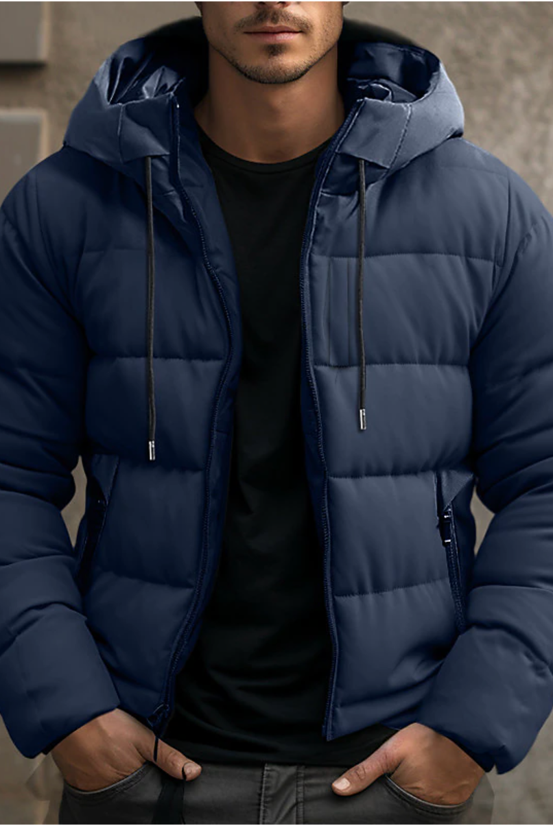 Gonzalo | Chaqueta Acolchada con Capucha Hombre Puffer