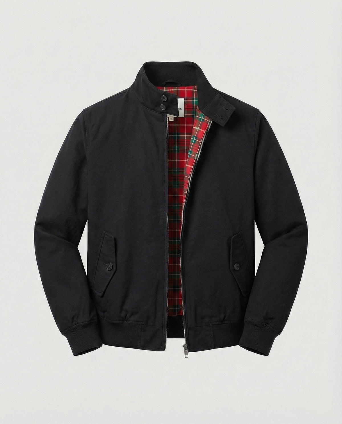 Gonzalo | Chaqueta Harrington Hombre Forro Cuadros Cremallera