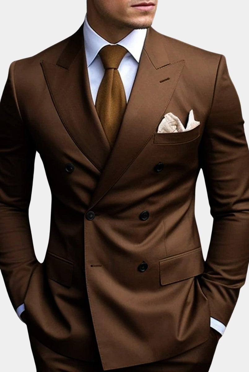 Gonzalo | Traje de Novio Doble Botonadura Hombre Corte Slim