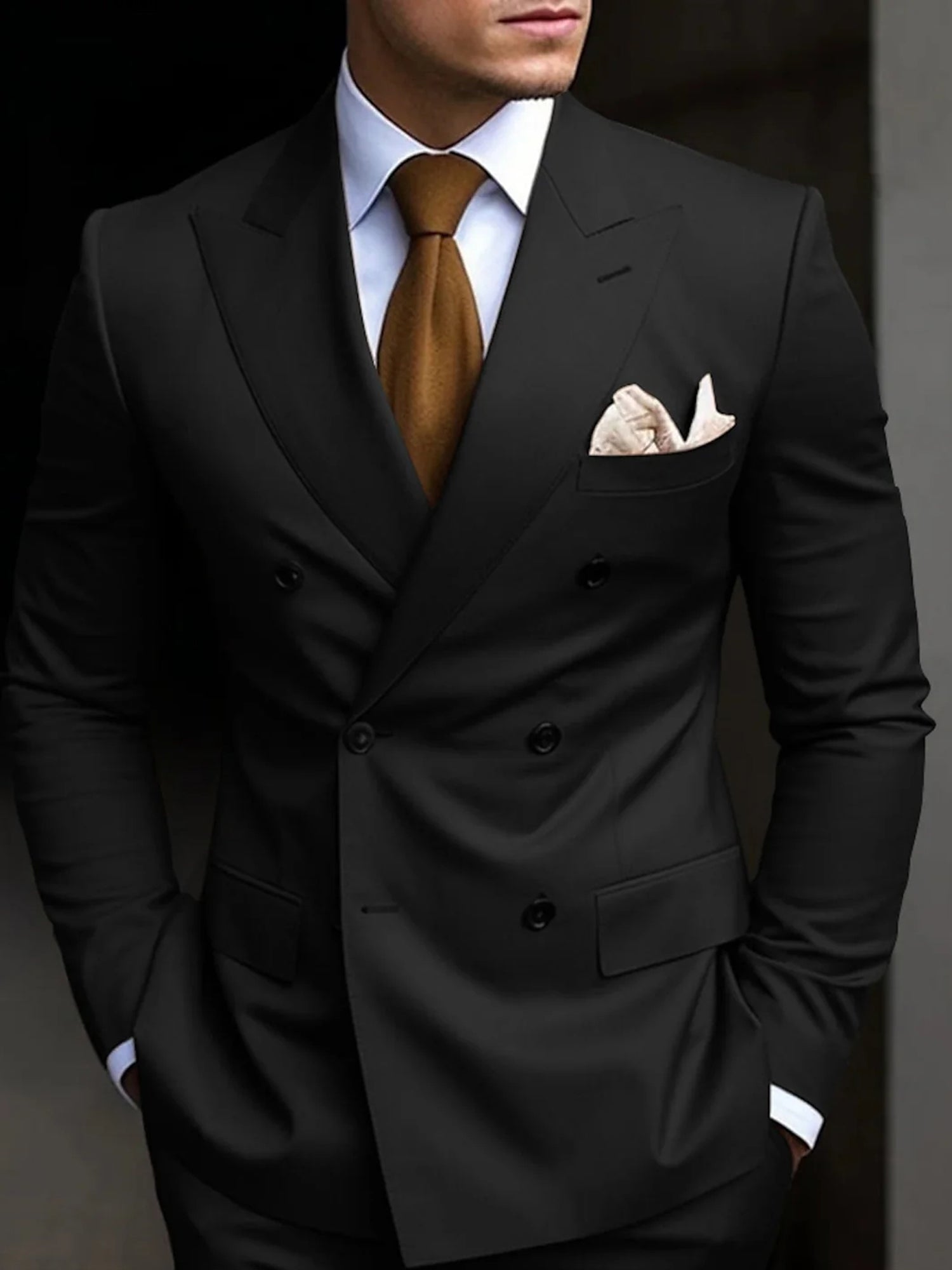 Gonzalo | Traje de Novio Doble Botonadura Hombre Corte Slim