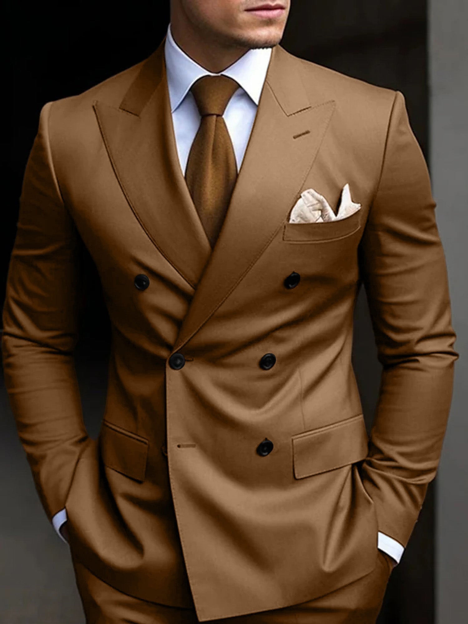 Gonzalo | Traje de Novio Doble Botonadura Hombre Corte Slim