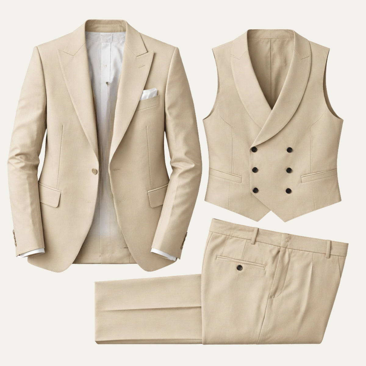 Gonzalo | Traje de Tres Piezas Hombre Corte Slim Boda
