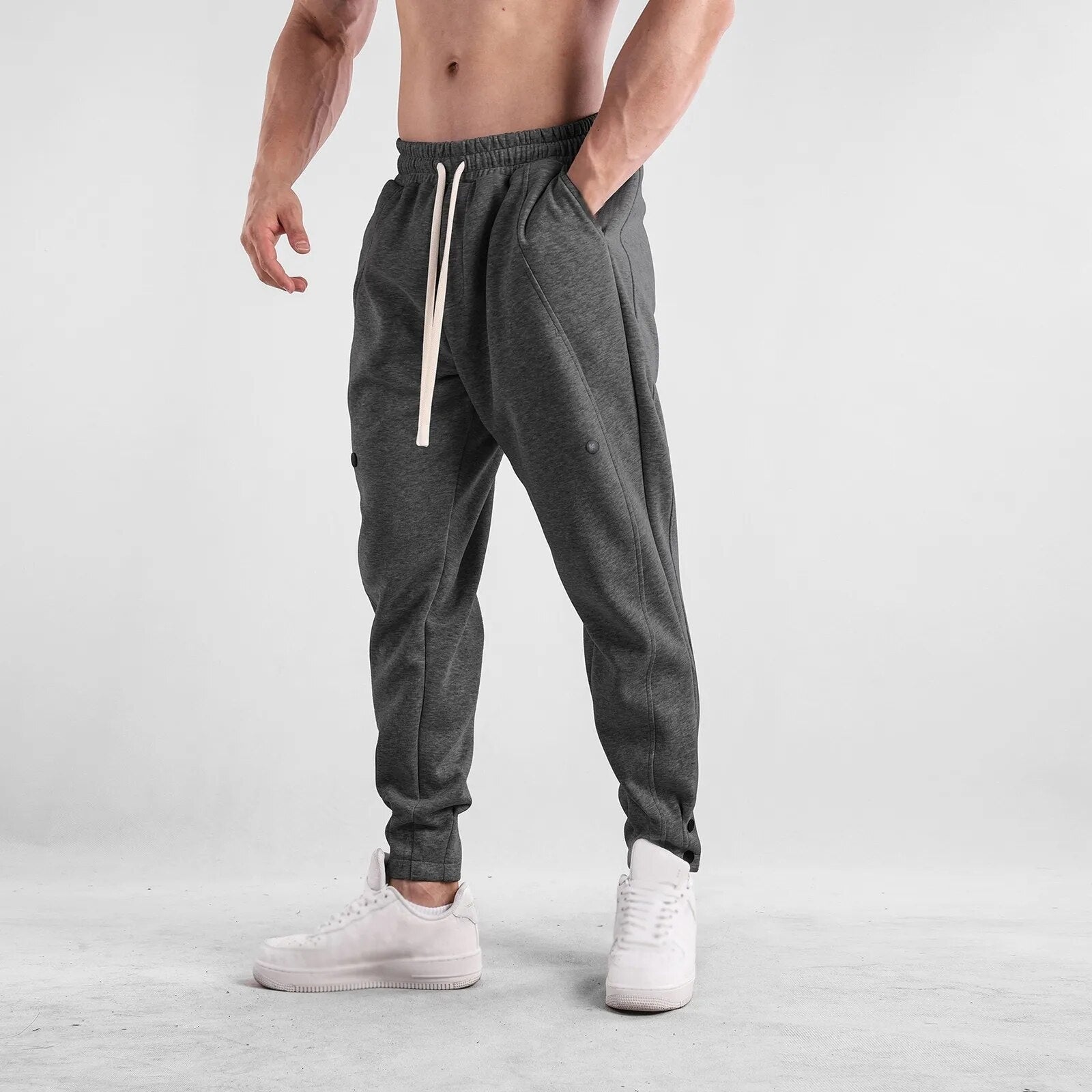 Héctor | Jogger de Algodón Hombre Puños con Botones