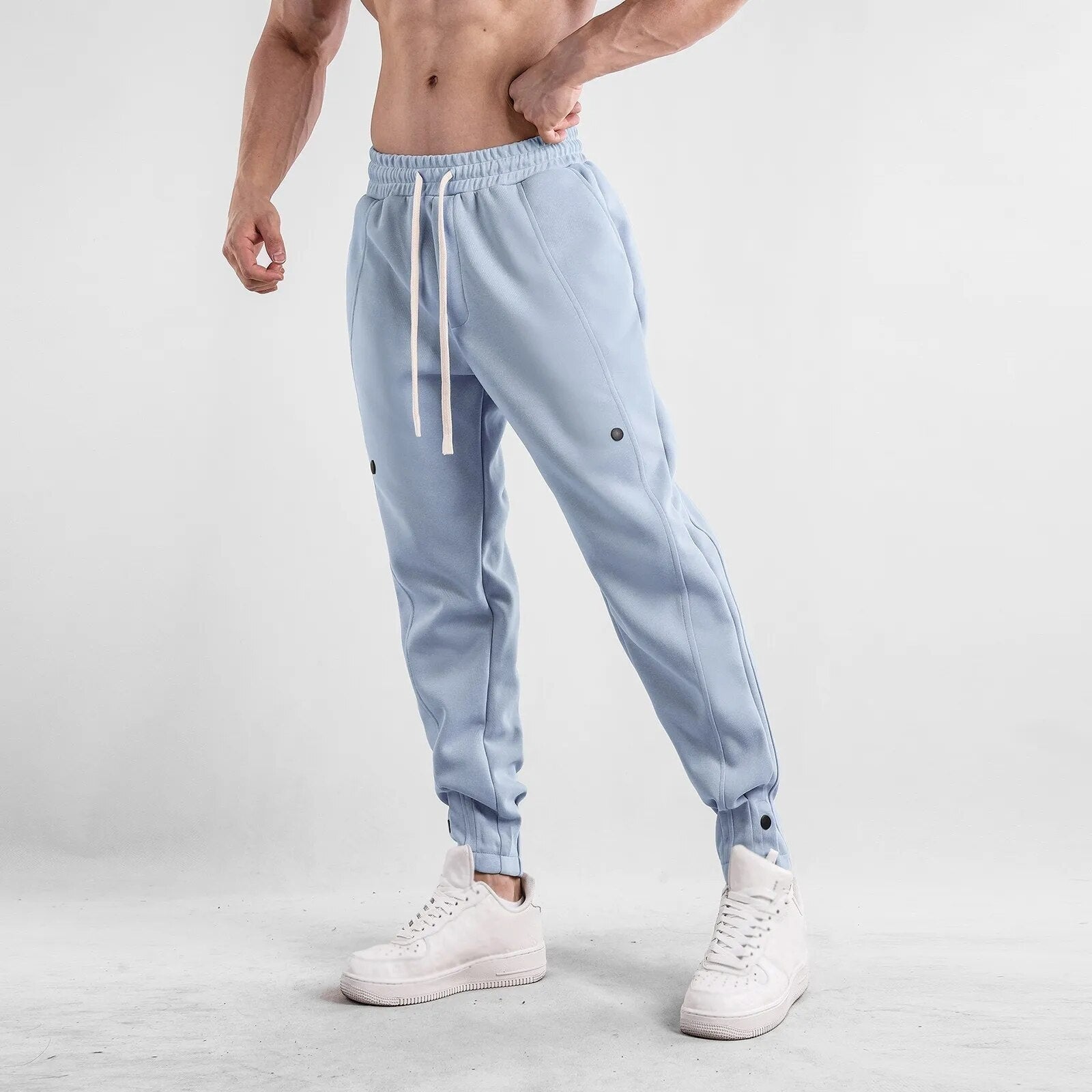 Héctor | Jogger de Algodón Hombre Puños con Botones