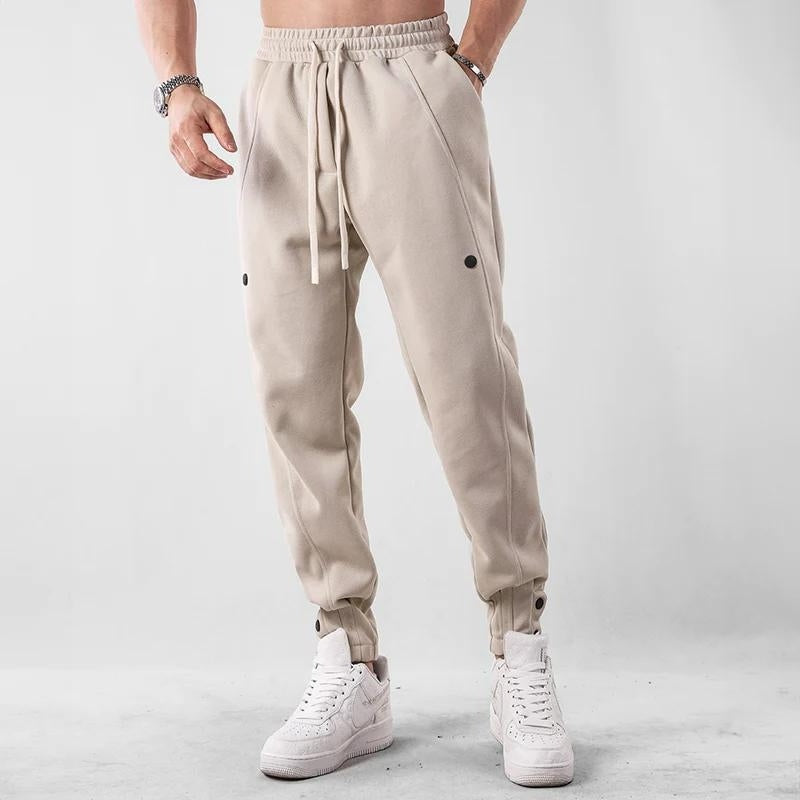 Héctor | Jogger de Algodón Hombre Puños con Botones