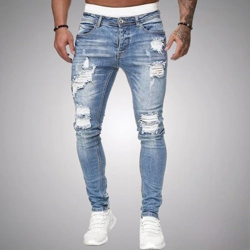 Hugo | Jeans Hombre Skinny Rotos Efecto Desgastado
