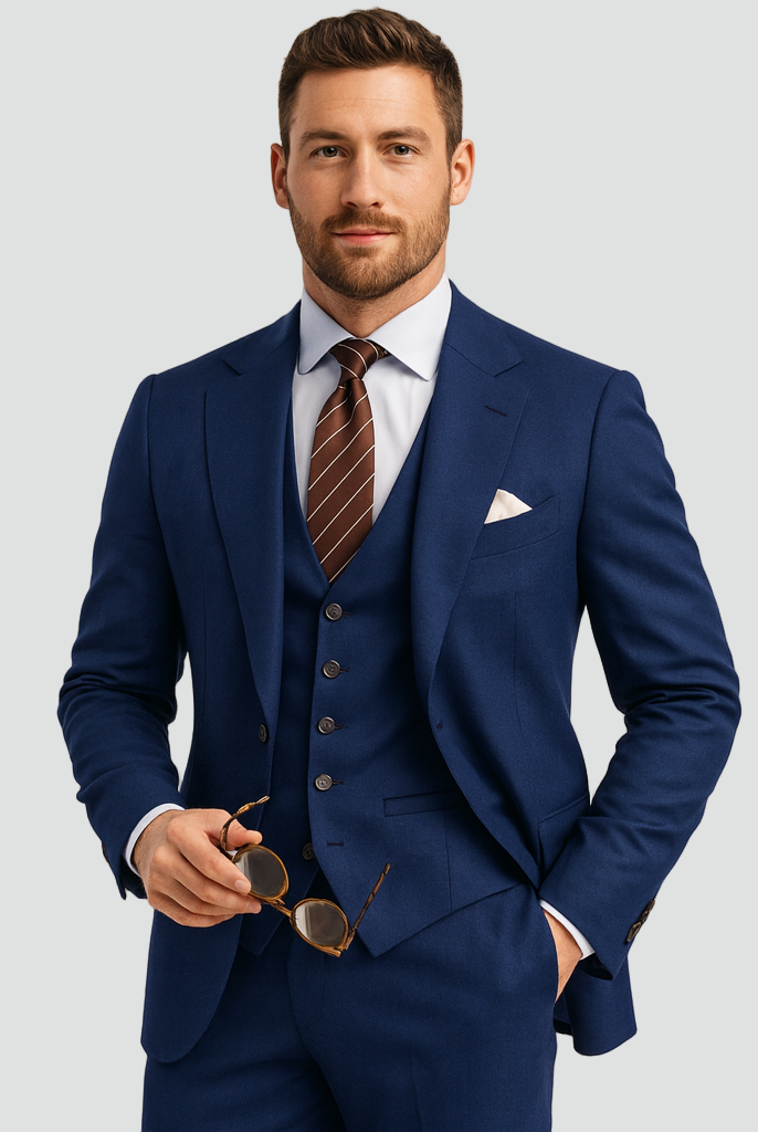 Ignacio | Traje de Tres Piezas Slim Fit Hombre Blazer Chaleco