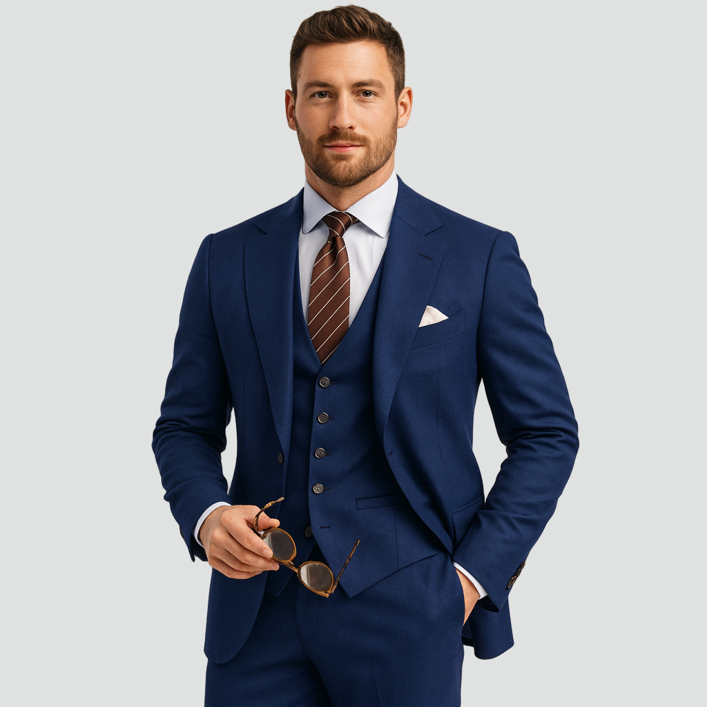 Ignacio | Traje de Tres Piezas Slim Fit Hombre Blazer Chaleco