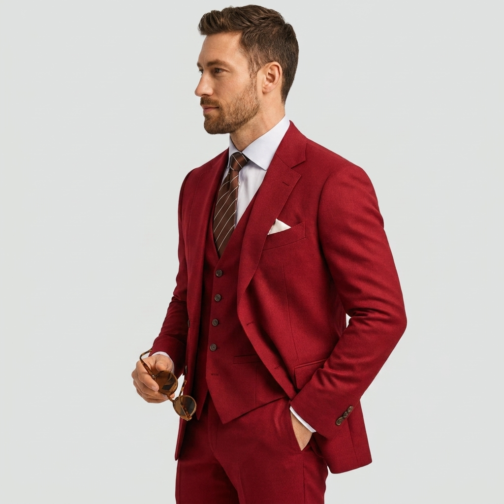 Ignacio | Traje de Tres Piezas Slim Fit Hombre Blazer Chaleco