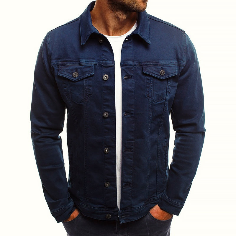 Iker | Chaqueta Vaquera Hombre Slim Fit Botones