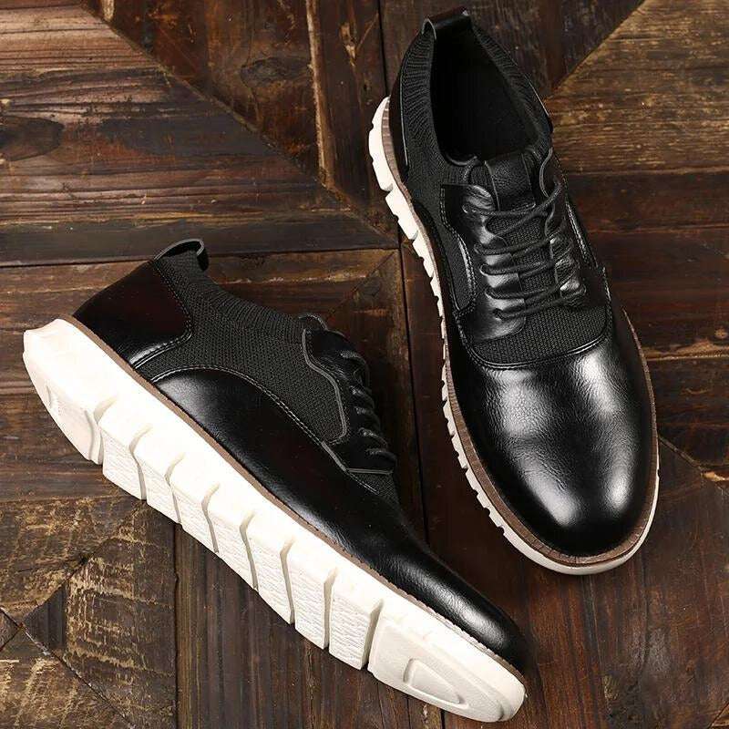 Iker | Zapatillas Casual de Cuero Hombre Suela Antideslizante