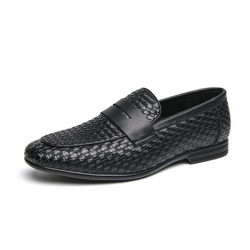 Íñigo | Mocasines de Cuero Trenzado Hombre Sin Cordones